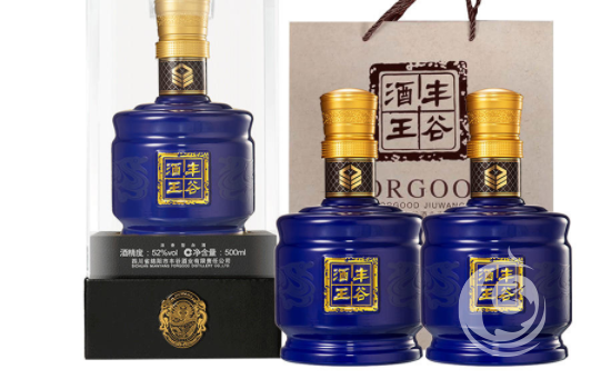 丰谷酒王蓝金装 52度 500ml浓香型白酒